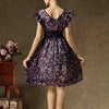 Sweet Waist Slim Chiffon Dress