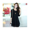 Pullover Sweater Long-sleeve Lace Dress