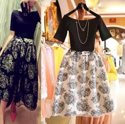 Elegant Two Pieces Female Dress